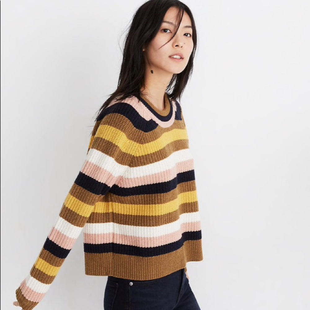 Madewell Striped Pullover Sweater